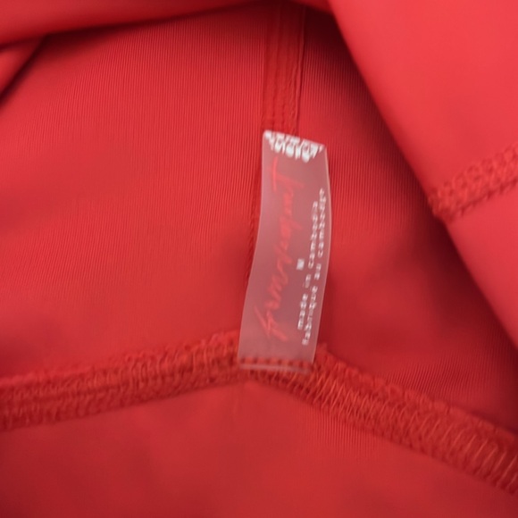 Free People Movement gathered leggings with pockets bright coral - Picture 7 of 7